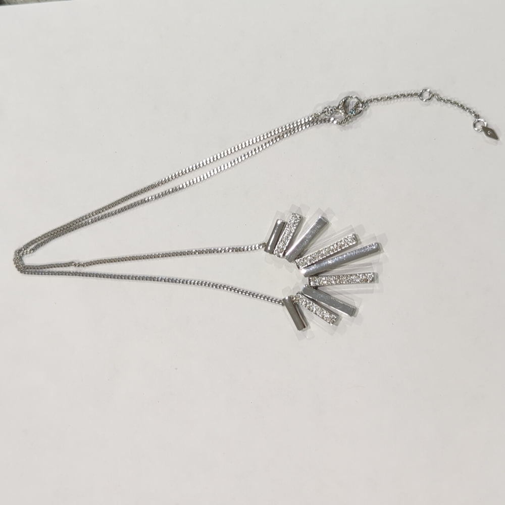 Fossil Silver Necklace